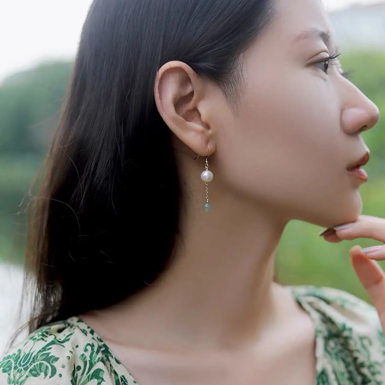 Vintage Pearl Earrings for Women Korean Style