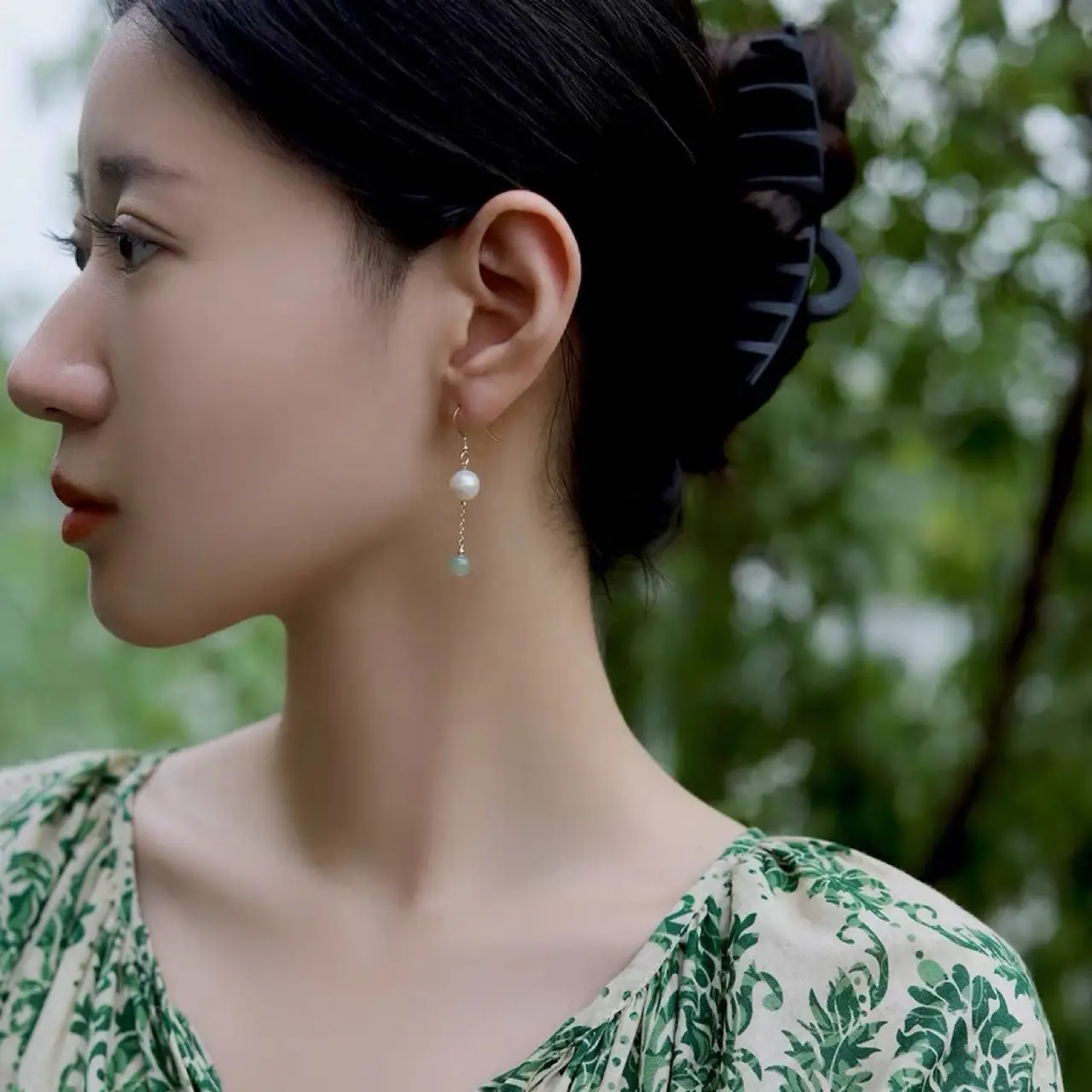 Vintage Pearl Earrings for Women Korean Style