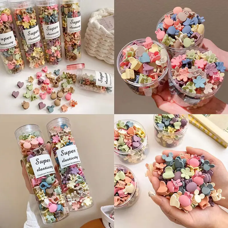 New Style Canned Hair Clips for Girls Mini Bangs — feature 1
