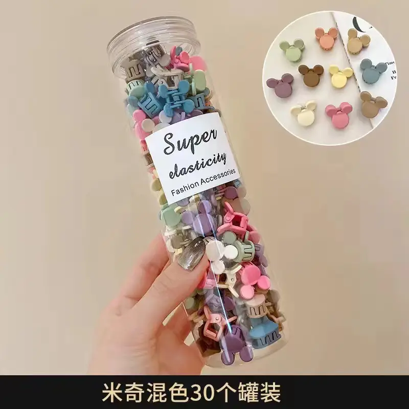 New Style Canned Hair Clips for Girls Mini Bangs — feature 6
