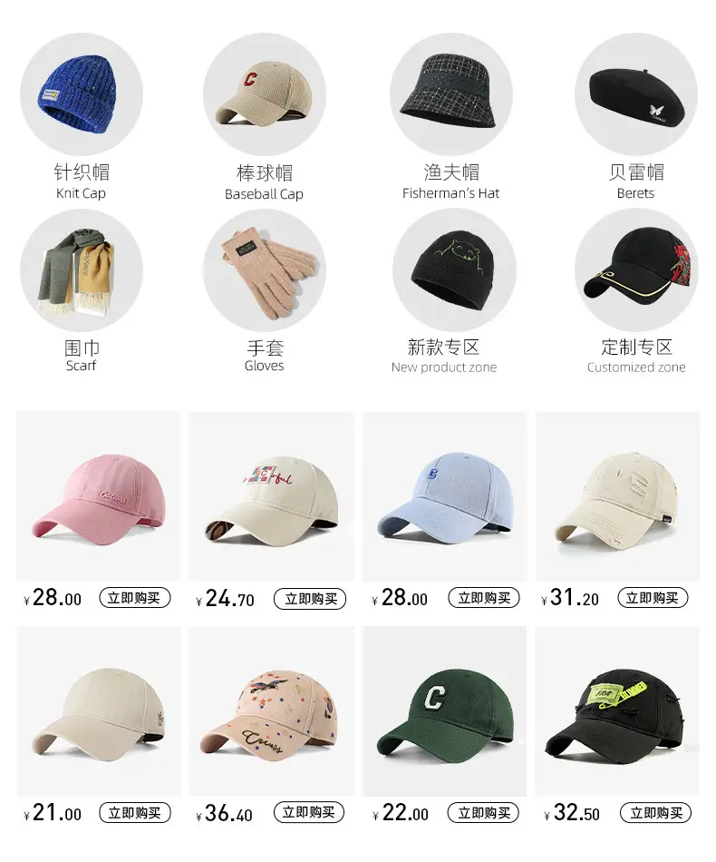 Women's Brown New Corduroy Baseball Cap Autumn Winter Warm Casual — feature 1