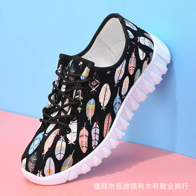 New Old Beijing cloth shoes soft bottom comfortable mom shoes flat single shoes pregnant women's shoes all-match breathable casual sneaker - Image 5