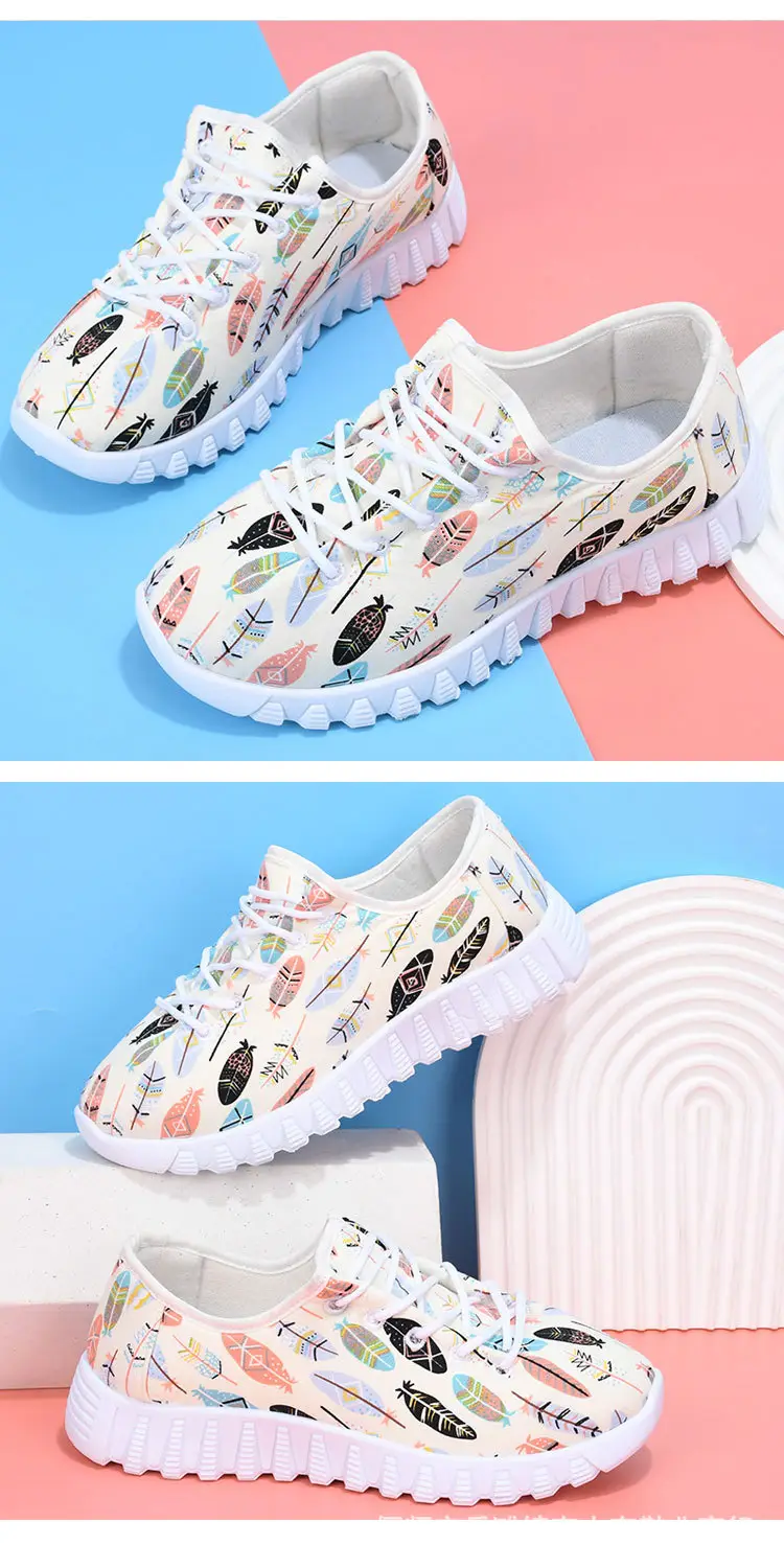 New Old Beijing cloth shoes soft bottom comfortable mom shoes flat single shoes pregnant women's shoes all-match breathable casual sneaker — feature 17