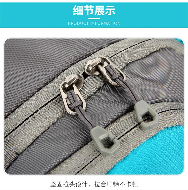 Blue Waterproof Crossbody Backpack for Men Women — feature 35