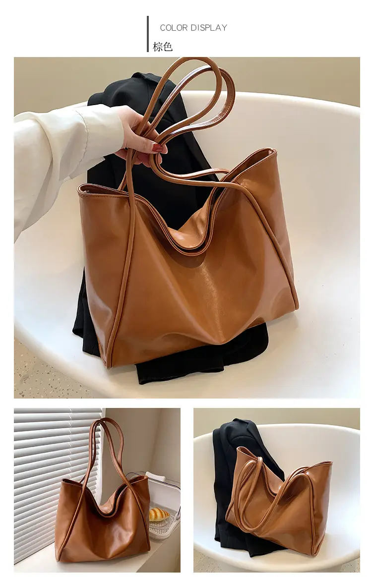 Women's Large Capacity White Shoulder Bag 2023 — feature 10