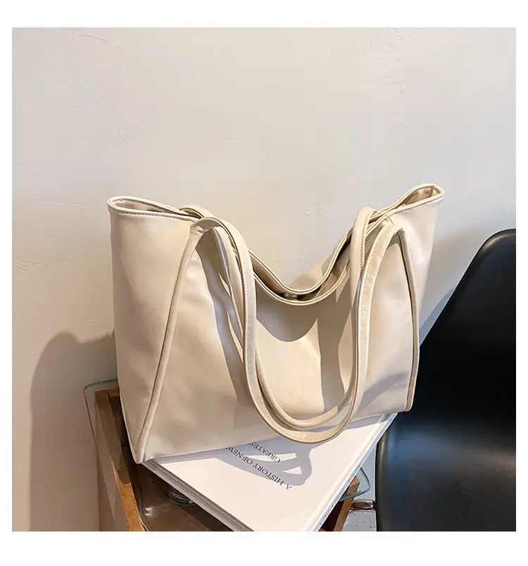 Women's Large Capacity White Shoulder Bag 2023 — feature 13
