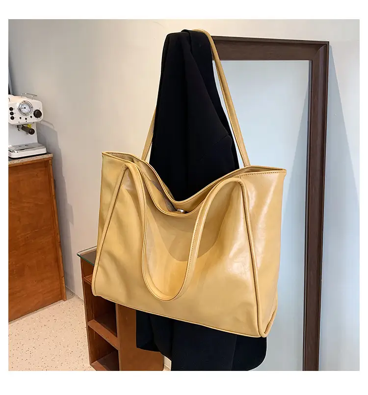 Women's Large Capacity White Shoulder Bag 2023 — feature 19