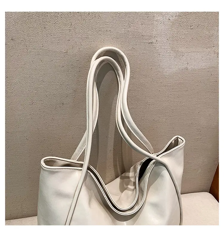 Women's Large Capacity White Shoulder Bag 2023 — feature 20