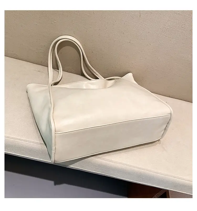 Women's Large Capacity White Shoulder Bag 2023 — feature 25