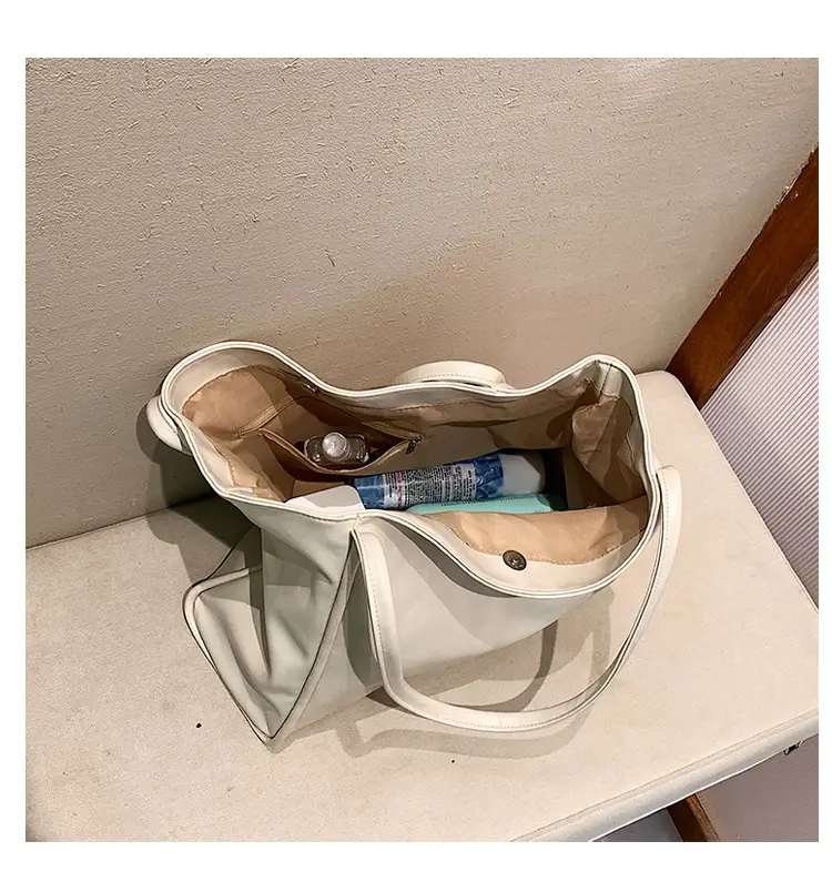 Women's Large Capacity White Shoulder Bag 2023 — feature 26