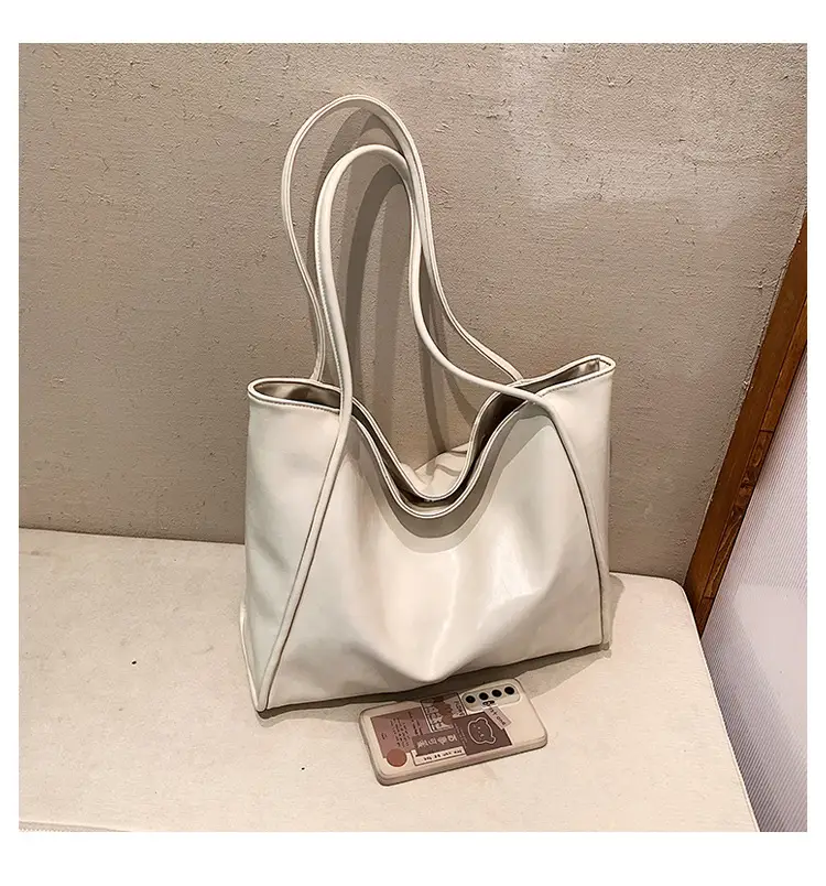 Women's Large Capacity White Shoulder Bag 2023 — feature 28