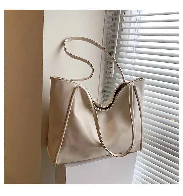Women's Large Capacity White Shoulder Bag 2023 — feature 31
