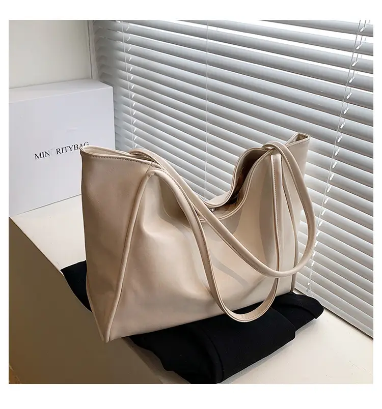 Women's Large Capacity White Shoulder Bag 2023 — feature 32