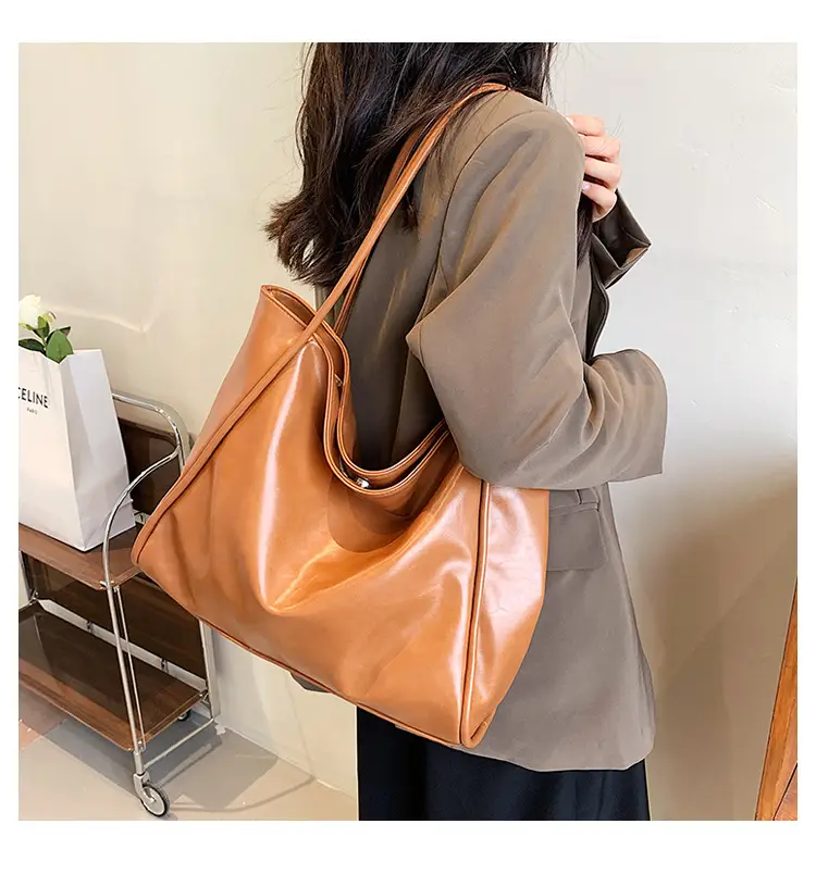 Women's Large Capacity White Shoulder Bag 2023 — feature 35