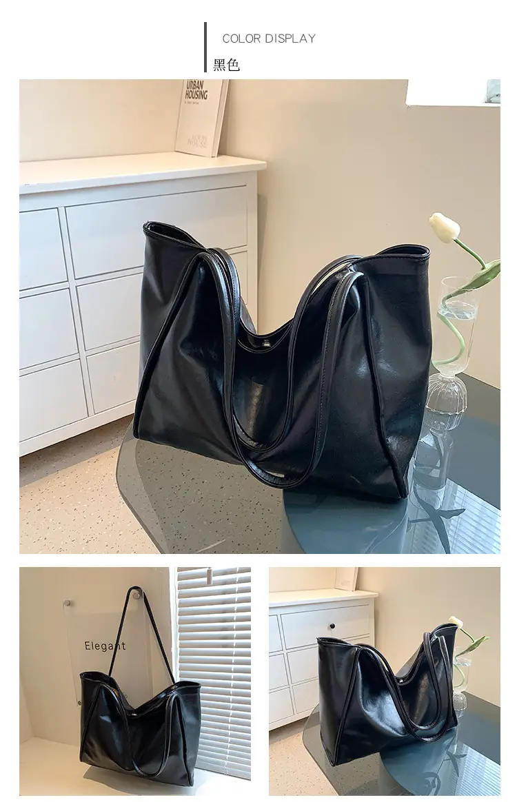 Women's Large Capacity White Shoulder Bag 2023 — feature 9