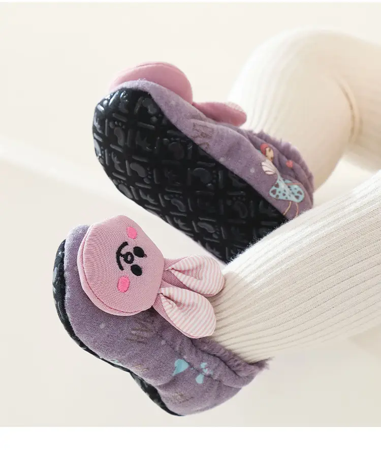 Winter Warm Fleece Baby Floor Socks Non-Slip Toddler Shoes — feature 10