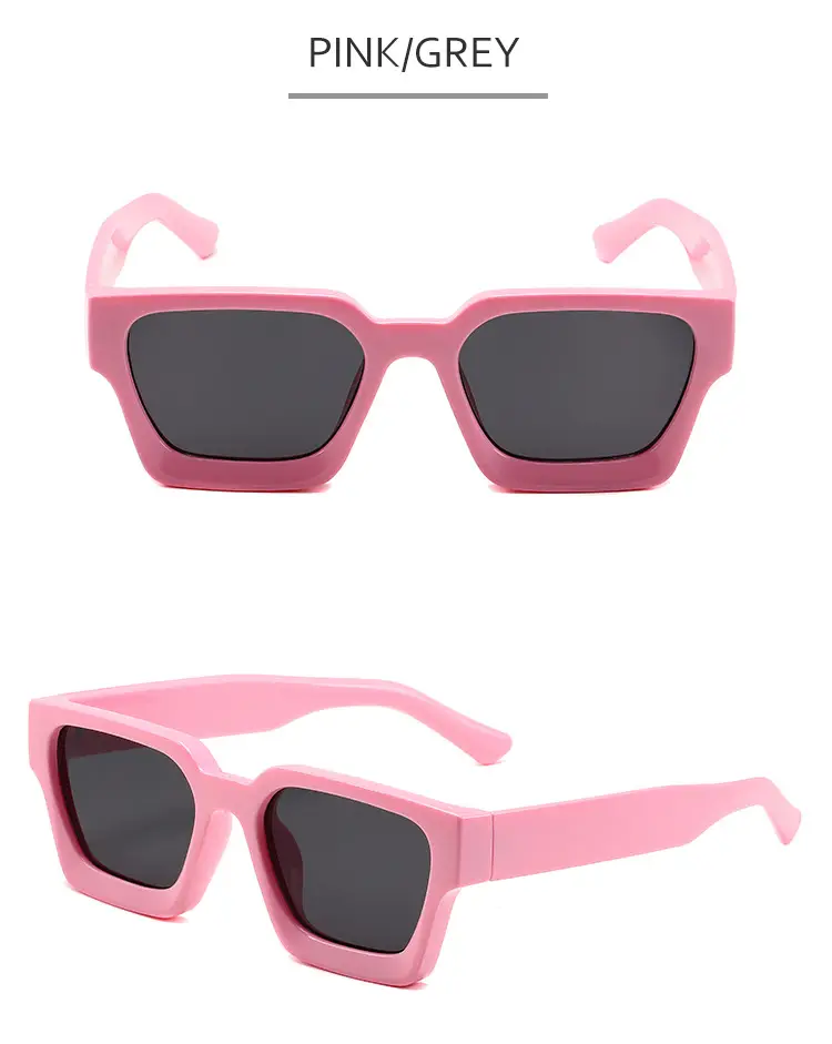 2023 Thick Frame PC Sunglasses Black Tan Lens β feature 21