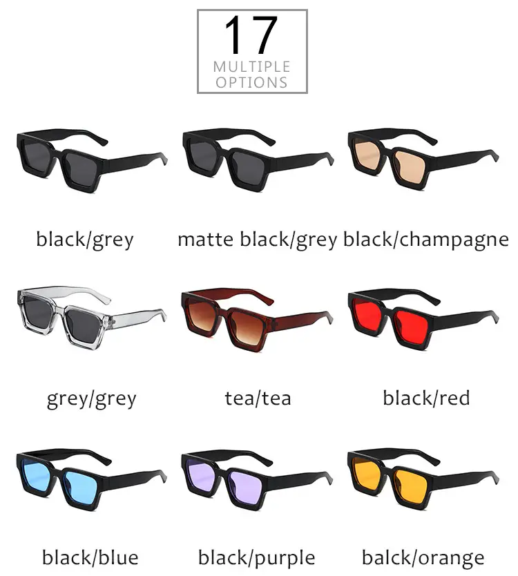 2023 Thick Frame PC Sunglasses Black Tan Lens β feature 6