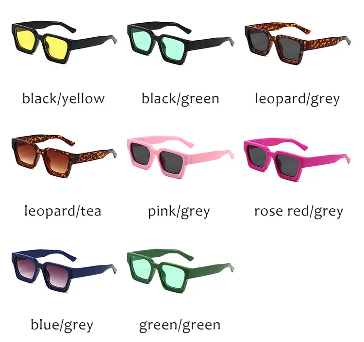 2023 Thick Frame PC Sunglasses Black Tan Lens β feature 7