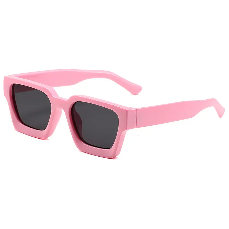 2023 Thick Frame PC Sunglasses Black Tan Lens - Image 14