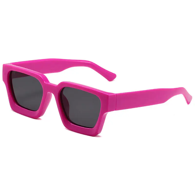 2023 Thick Frame PC Sunglasses Black Tan Lens - Image 15