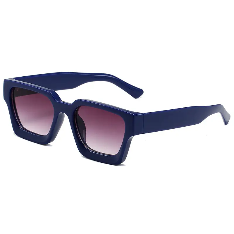 2023 Thick Frame PC Sunglasses Black Tan Lens - Image 16