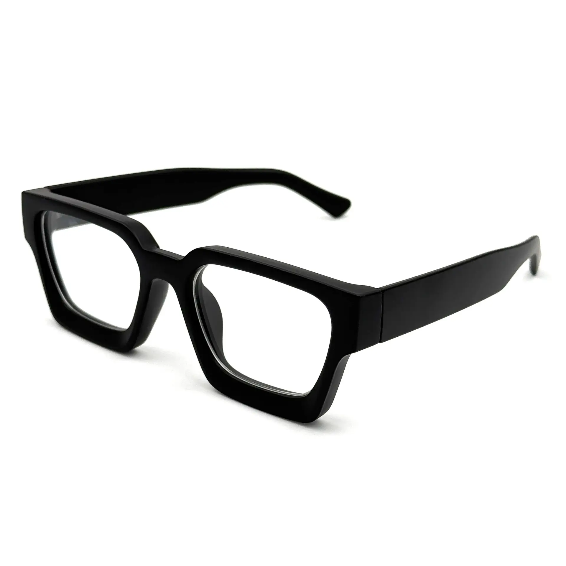 2023 Thick Frame PC Sunglasses Black Tan Lens - Image 20