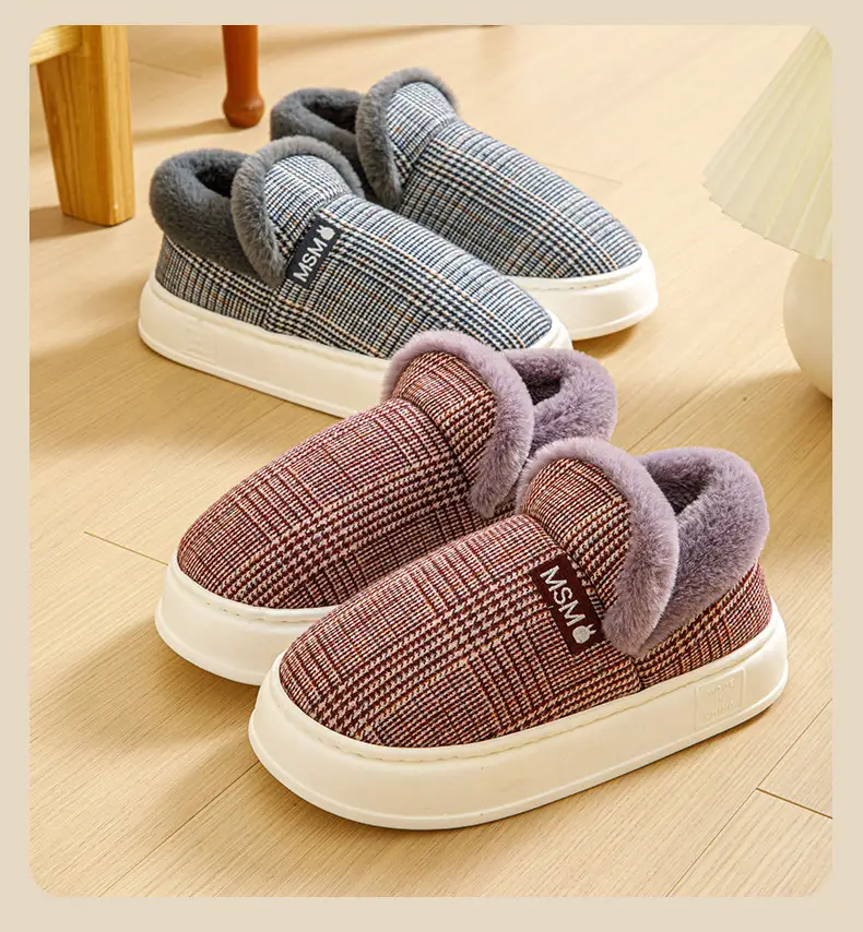Bug Rabbit Bag with Cotton Slippers Women's Autumn and Winter Indoor Home Non-slip Warm 2023 New Style Home Cotton Shoes for Men — feature 15