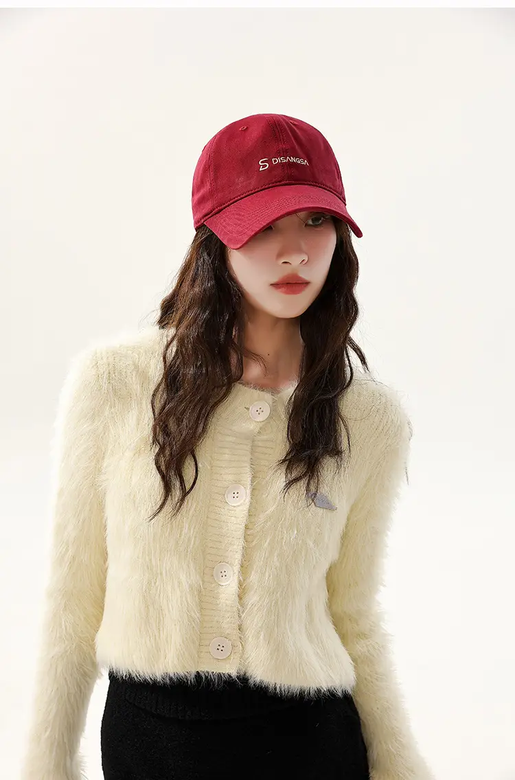Men's Di Sang Sa Embroidered Baseball Cap Brown — feature 17