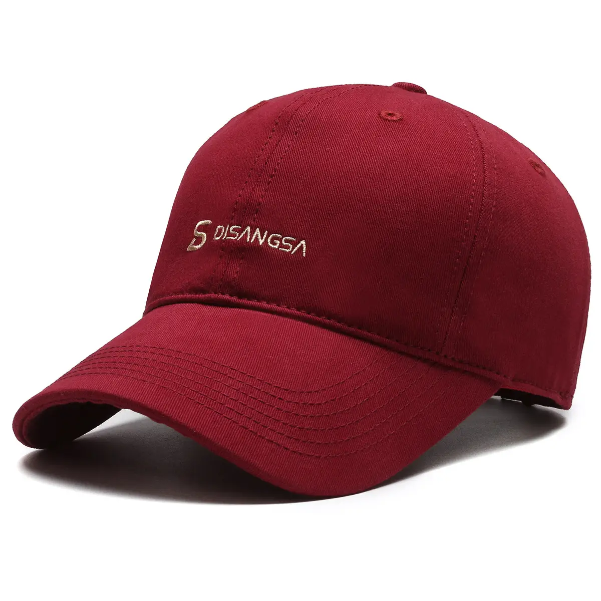 Men's Di Sang Sa Embroidered Baseball Cap Brown - Image 2