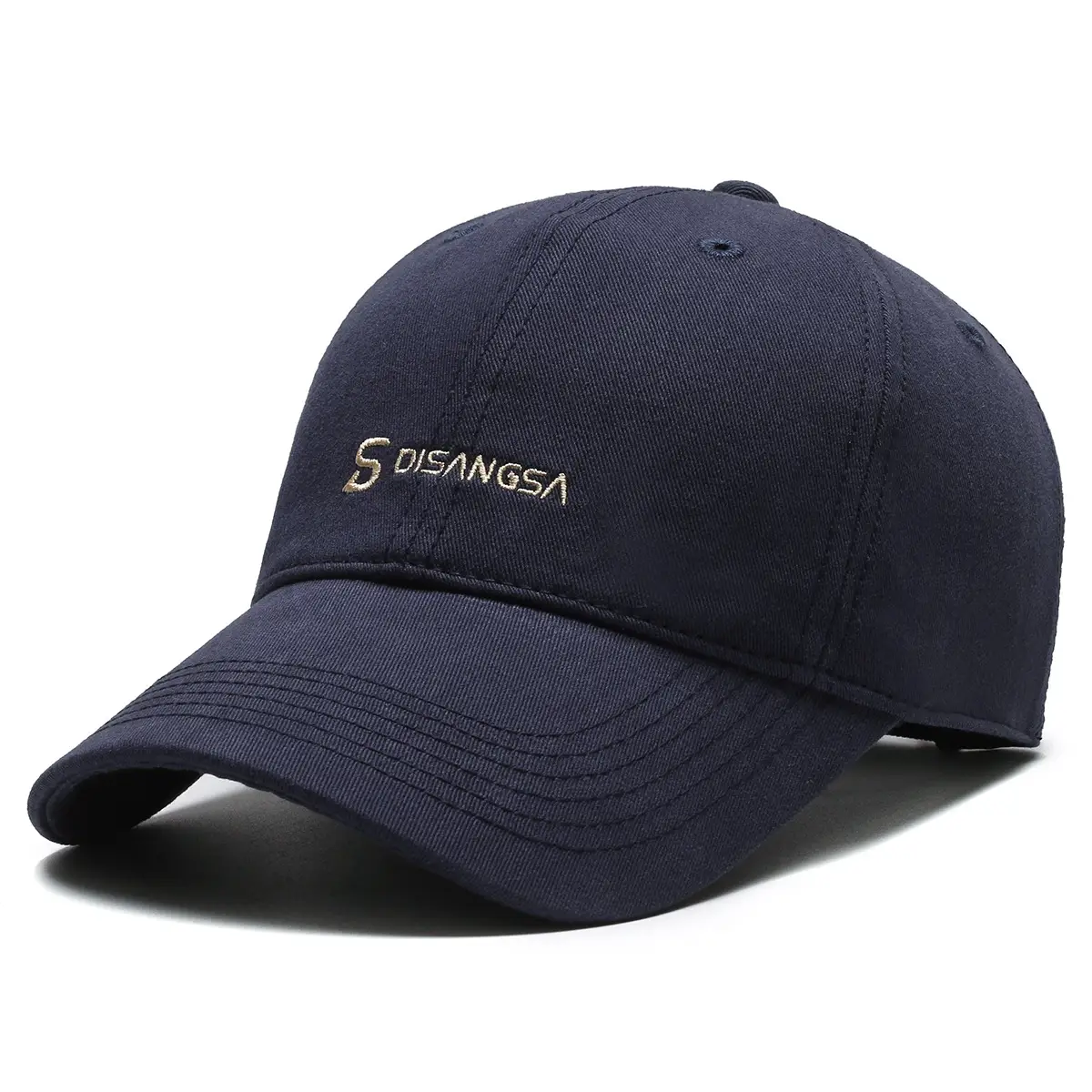 Men's Di Sang Sa Embroidered Baseball Cap Brown - Image 3