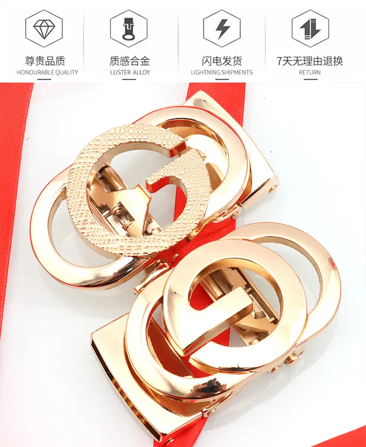 Hongsheng 2023 Gold Belt Buckle for Men — feature 2