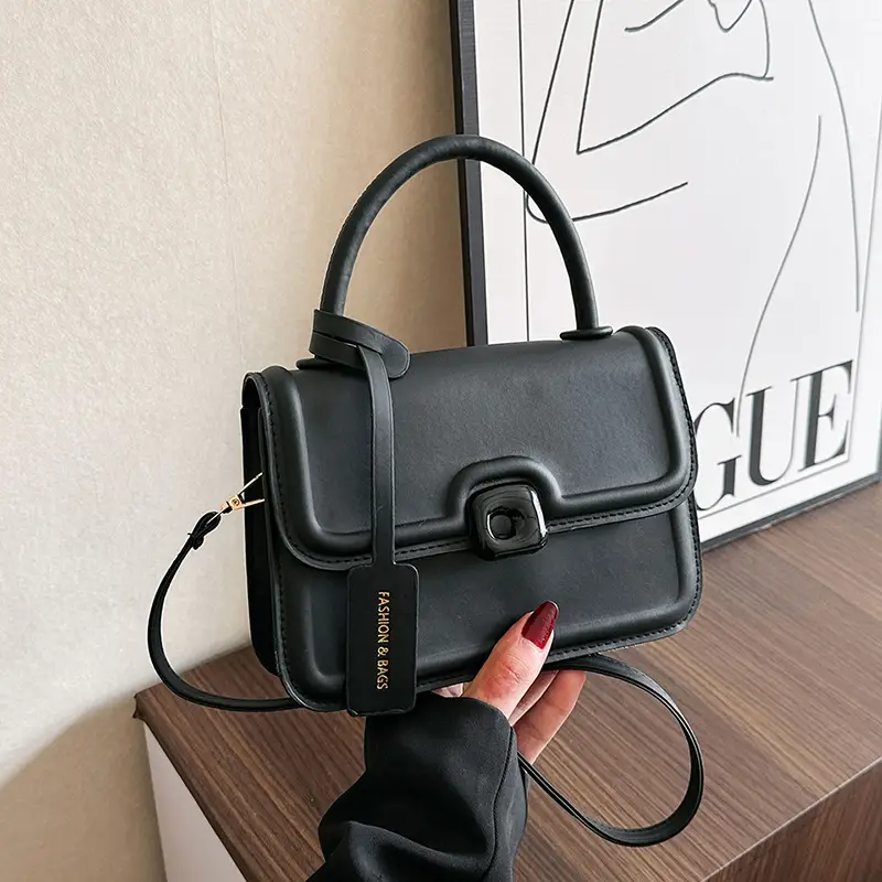 Black Shoulder Messenger Bag for Women 2023 - Image 7