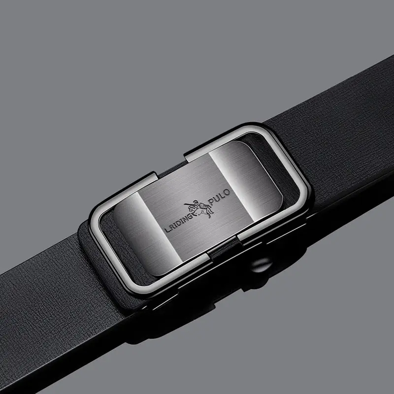 Paul Alloy Zodiac Belt for Men Black Automatic Buckle - Image 28
