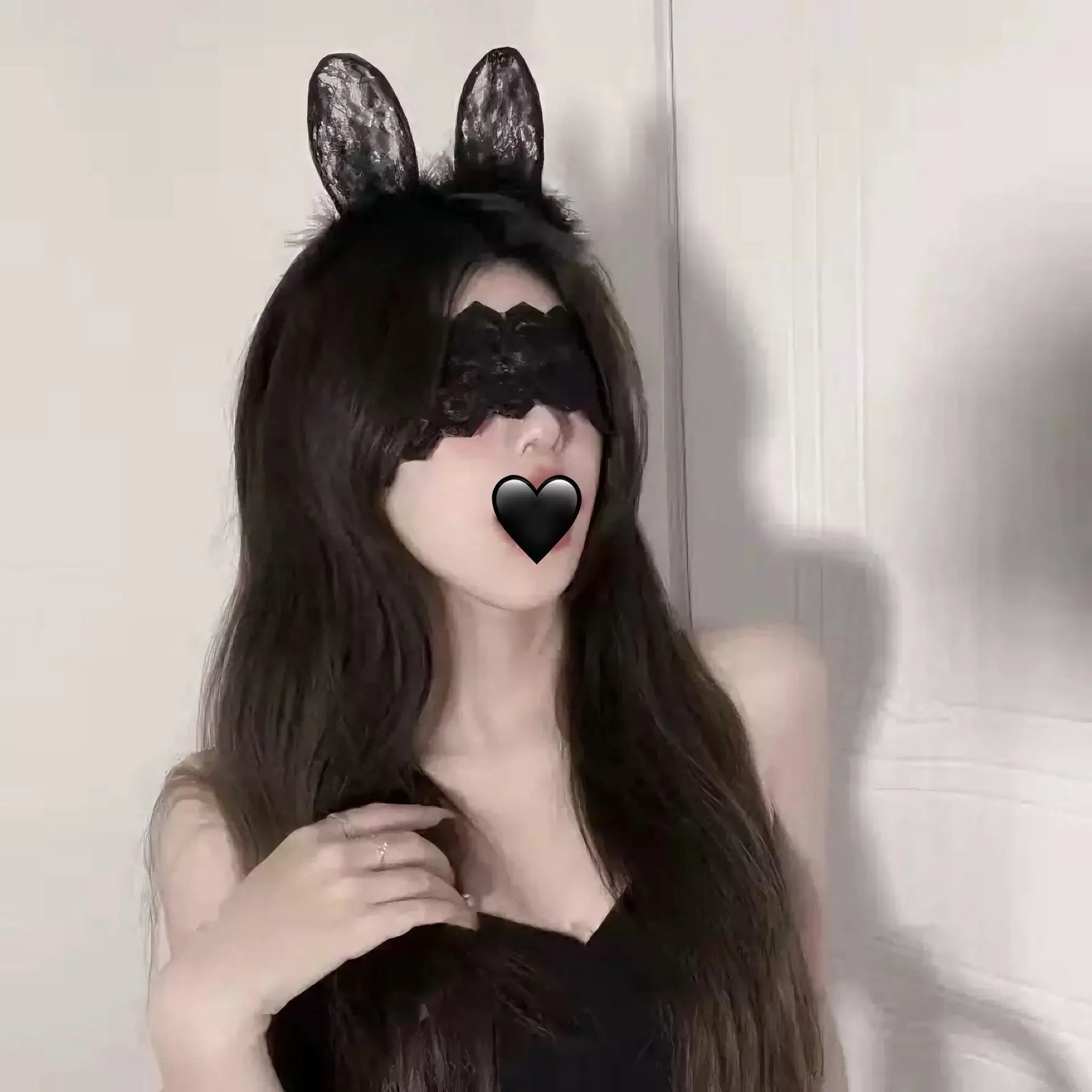 Pure Wind Eye Mask Lace Fairy Cat Ear Hair Band Sexy — feature 7