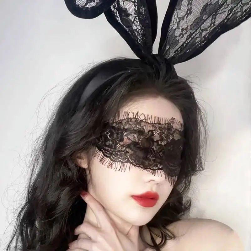 Pure Wind Eye Mask Lace Fairy Cat Ear Hair Band Sexy - Image 14