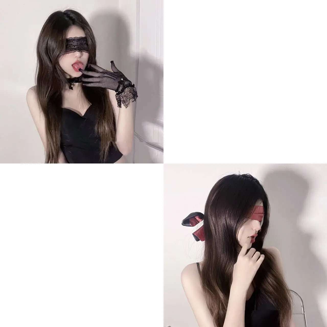 Pure Wind Eye Mask Lace Fairy Cat Ear Hair Band Sexy - Image 3