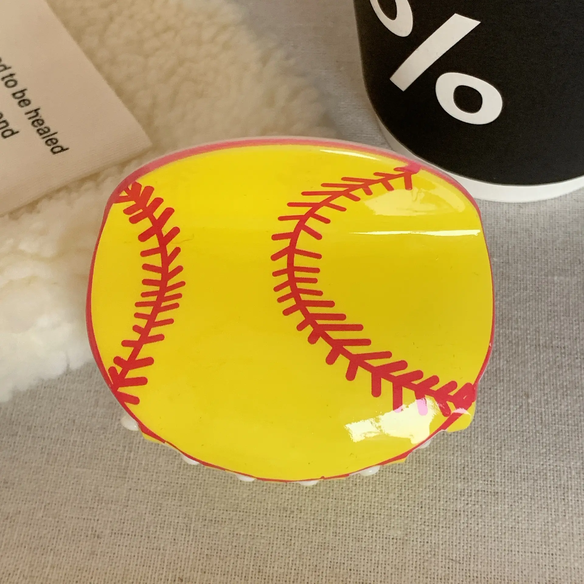 Acrylic Football & Basketball Decorative Clips for Kids