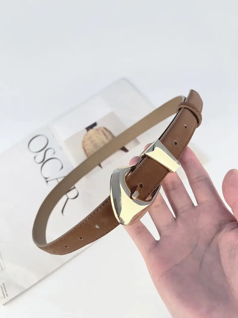 Frosted Gold Belt for Women Elegant Casual Wear β feature 17