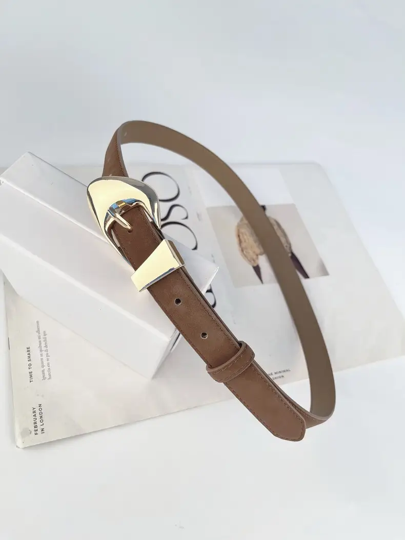 Frosted Gold Belt for Women Elegant Casual Wear β feature 9