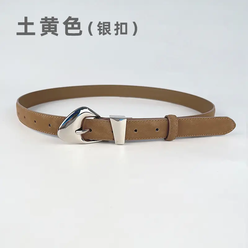 earthy yellow (silver buckle)