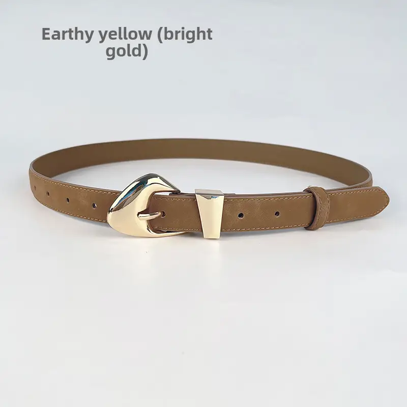 Frosted Gold Belt for Women Elegant Casual Wear - Image 3