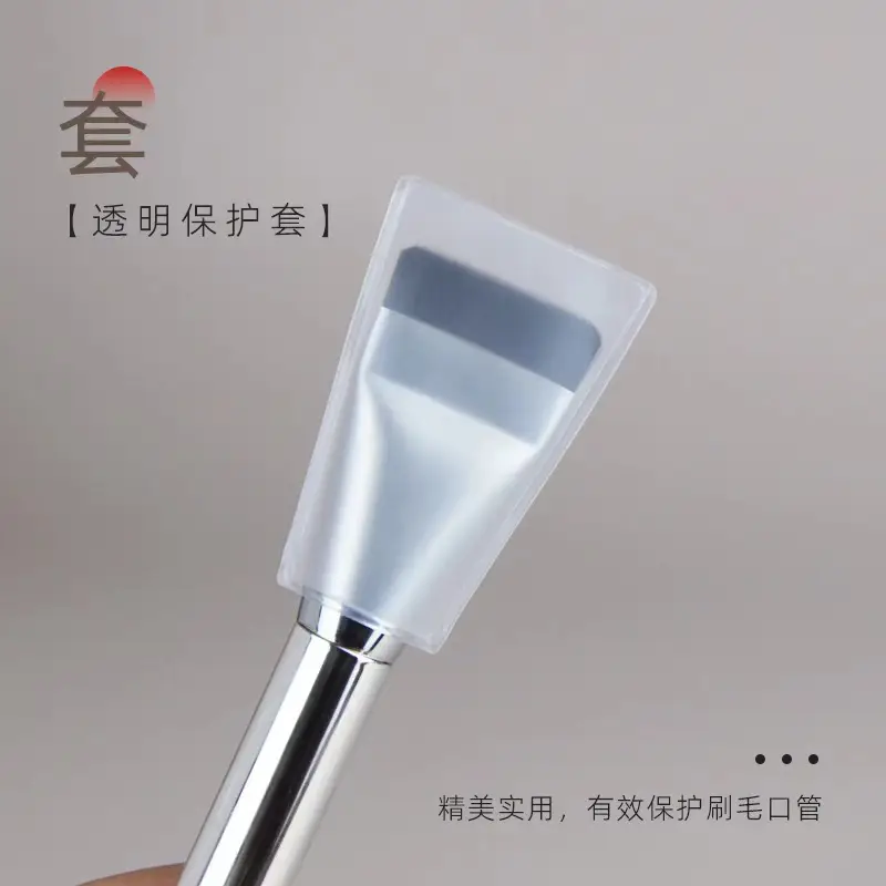 New wakemake foundation brush one-line non-eating powder flat head base makeup refresh hand magic seamless makeup brush - Image 5