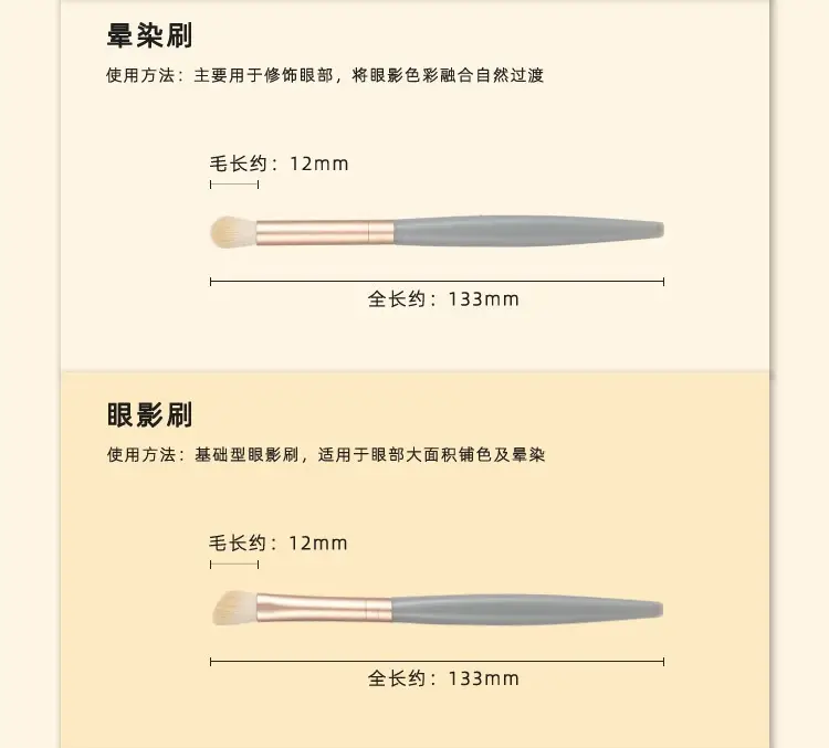 5-Piece Makeup Brush Set with Mirror & Powder Brush — feature 10