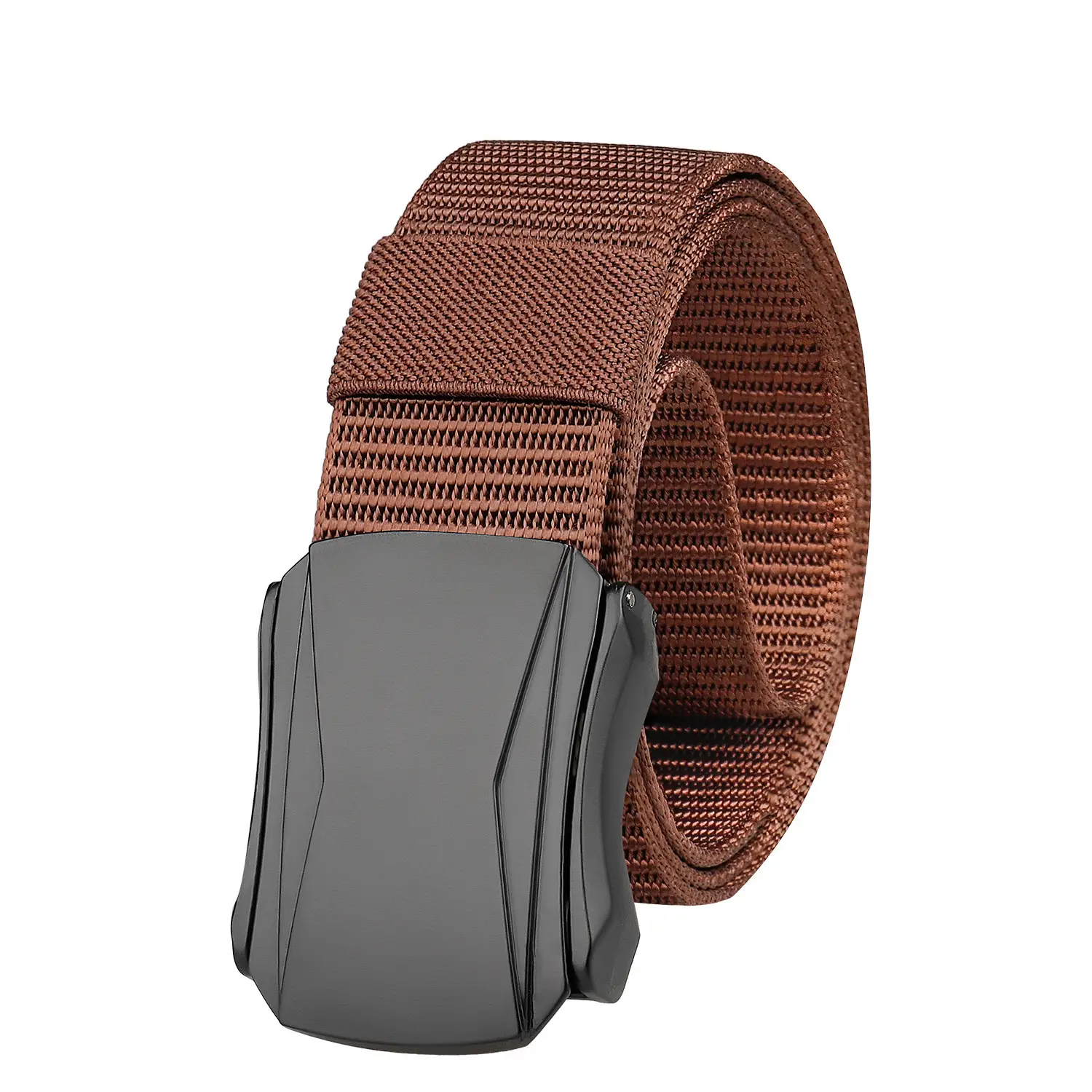 Zinc Alloy Belt Automatic Buckle Wear Resistant Durable Men's Cloth Belt - Image 5