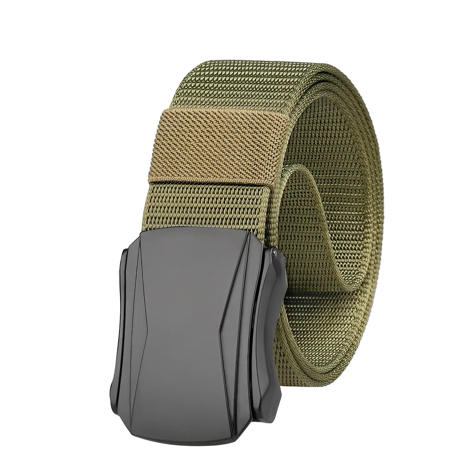 Zinc Alloy Belt Automatic Buckle Wear Resistant Durable Men's Cloth Belt