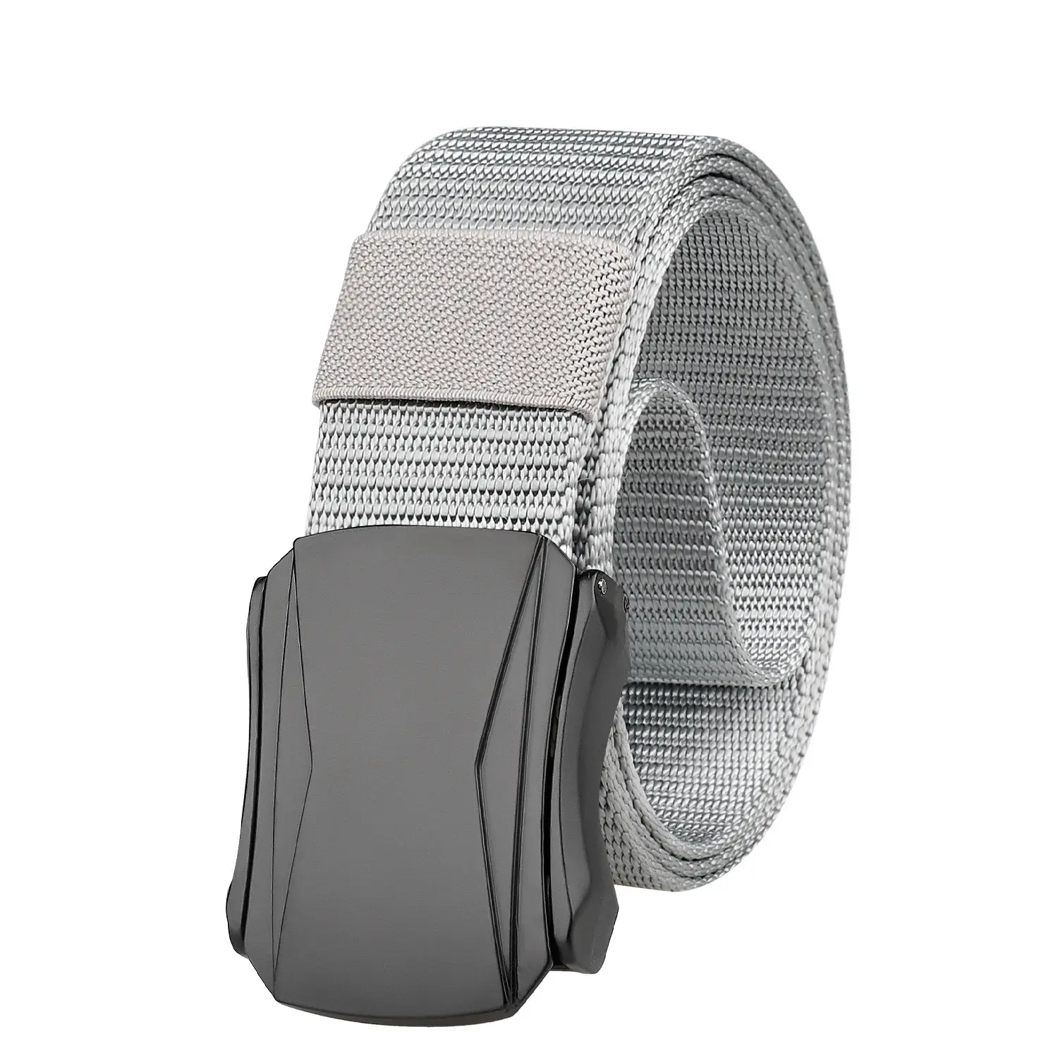 Zinc Alloy Belt Automatic Buckle Wear Resistant Durable Men's Cloth Belt - Image 6