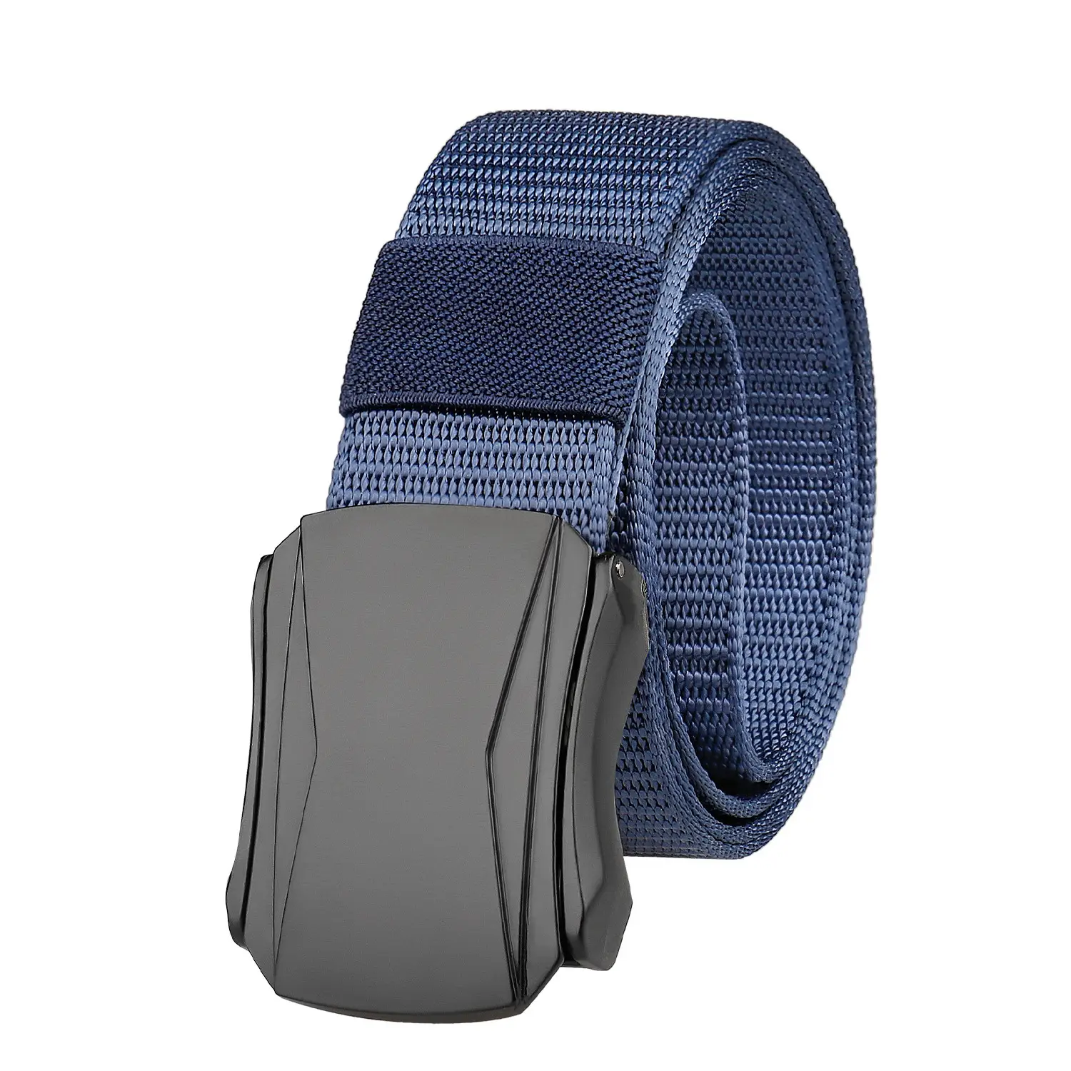 Zinc Alloy Belt Automatic Buckle Wear Resistant Durable Men's Cloth Belt - Image 2