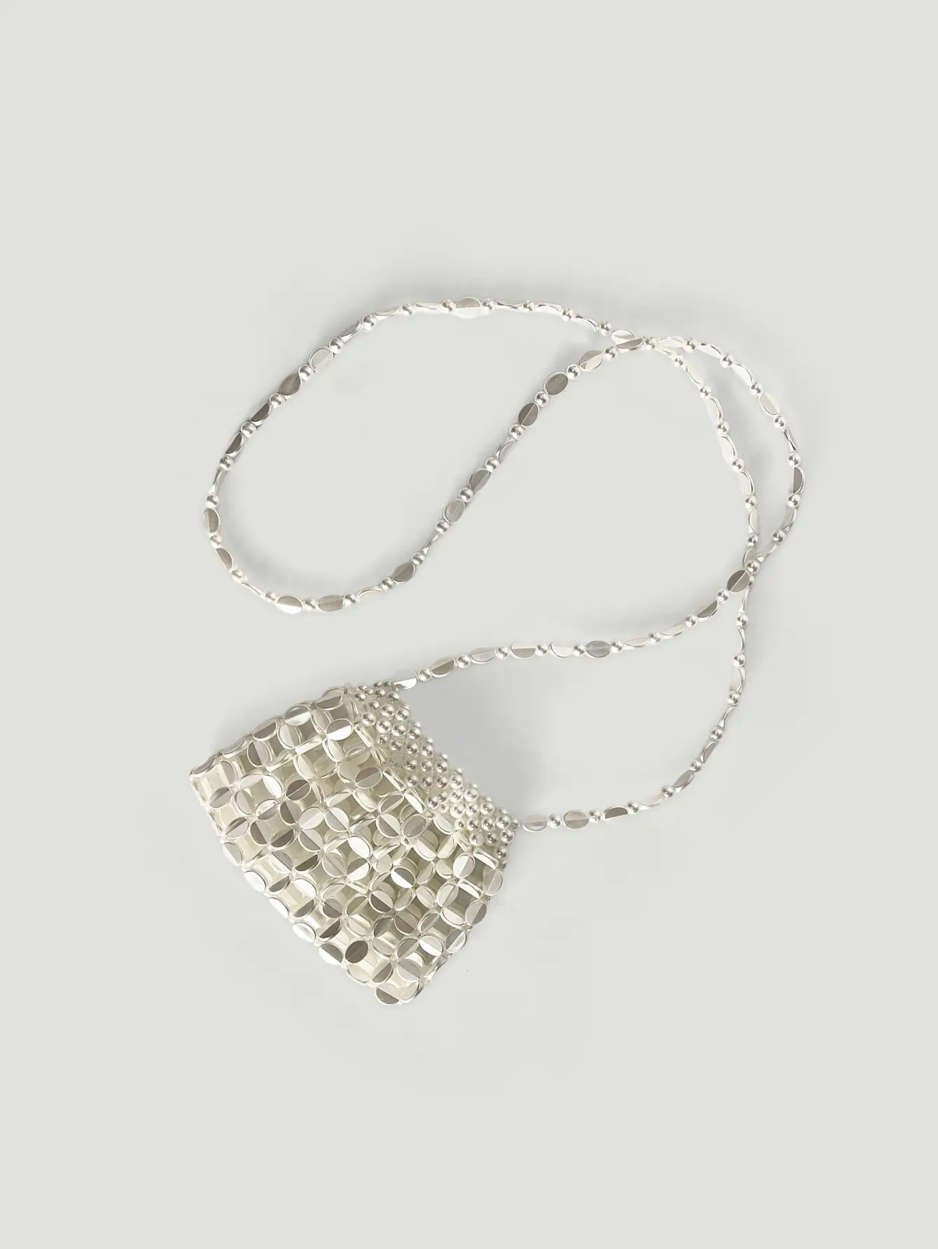 Shiny Sequin Handbag with Chain Strap — feature 28