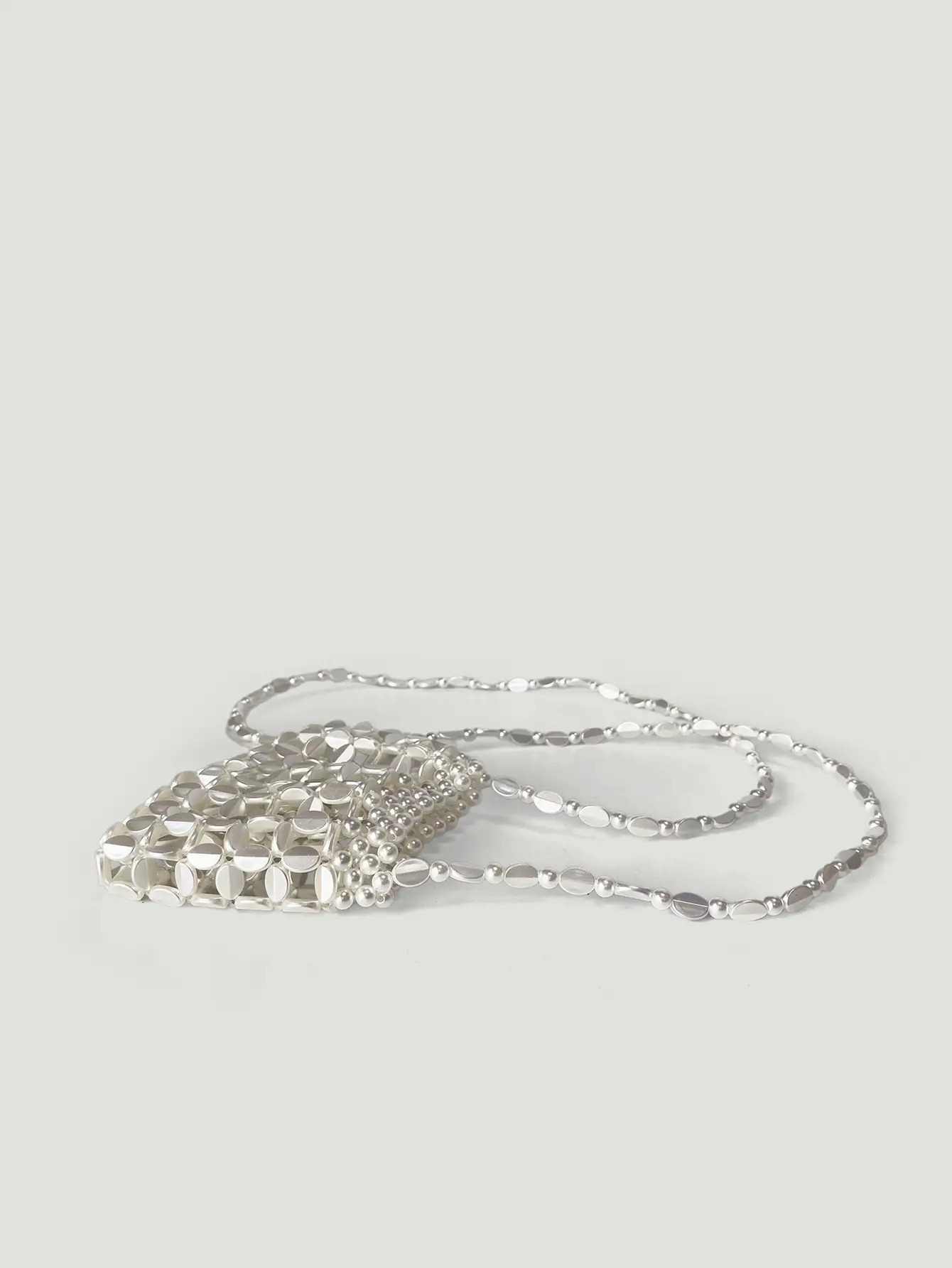 Shiny Sequin Handbag with Chain Strap — feature 29